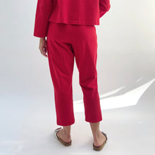 Load image into Gallery viewer, Pacific Cotton | Sunday Pant in Kirsch
