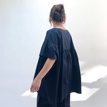 Load image into Gallery viewer, Baci | Babydoll Top in Navy

