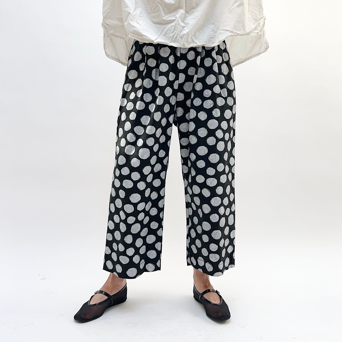 Baci | Soda Print Wide Leg Trousers in Polka Dots