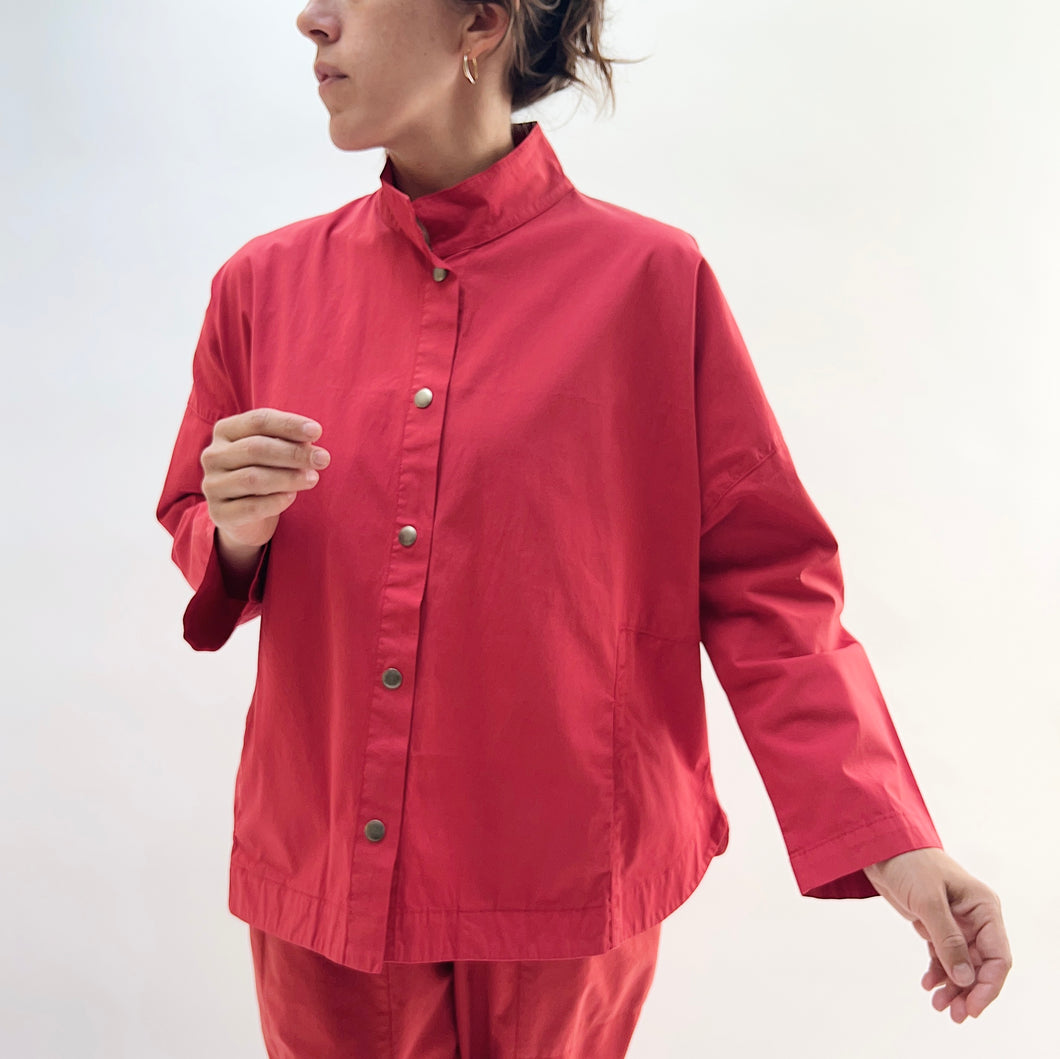 Eleven Stitch | Stand Collar Jacket in Red Label