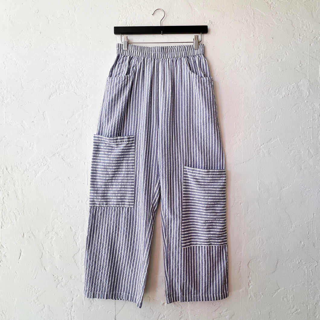 Tulip | Roxanne Pant in Peri White Stripe