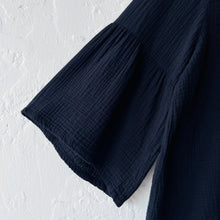Load image into Gallery viewer, Bryn Walker | Cotton Gauze Frida Top in Black
