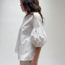 Load image into Gallery viewer, Bryn Walker | Poplin Lantern Shirt in White

