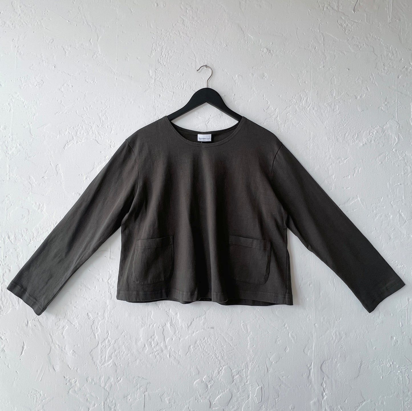 Pacific Cotton | Boxy Shirt in Kelp