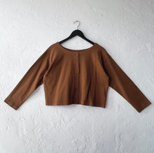Load image into Gallery viewer, Pacific Cotton | Long Sleeve Button Front Shirt in Pinecone
