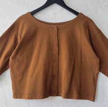 Load image into Gallery viewer, Pacific Cotton | Long Sleeve Button Front Shirt in Pinecone
