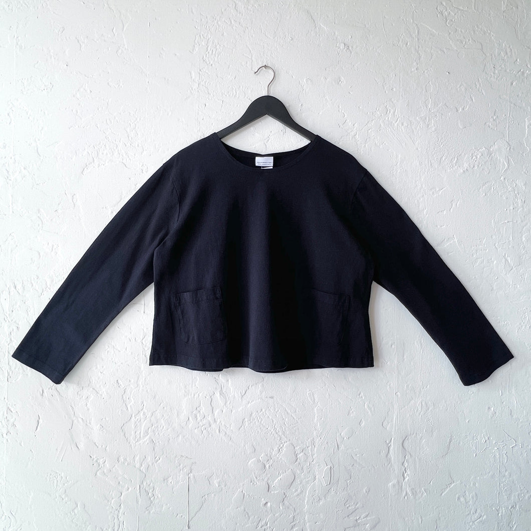 Pacific Cotton | Boxy Shirt in Black