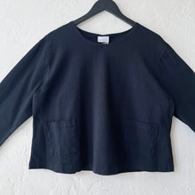 Load image into Gallery viewer, Pacific Cotton | Boxy Shirt in Black
