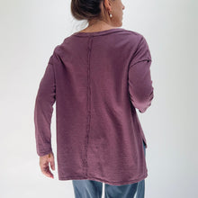 Load image into Gallery viewer, Cut Loose | Deep V Pocket Top in Cinnabark
