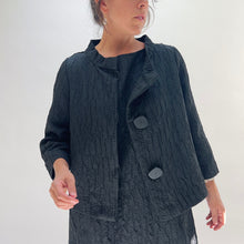 Load image into Gallery viewer, Olivia by Habitat | Perfect Plisse Socialite Jacket in Black

