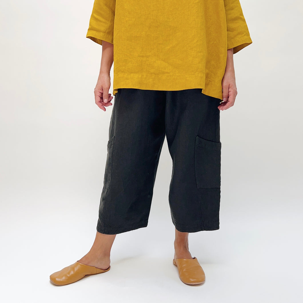 Bryn Walker | Heavy Linen Casbah Pant in Kelp
