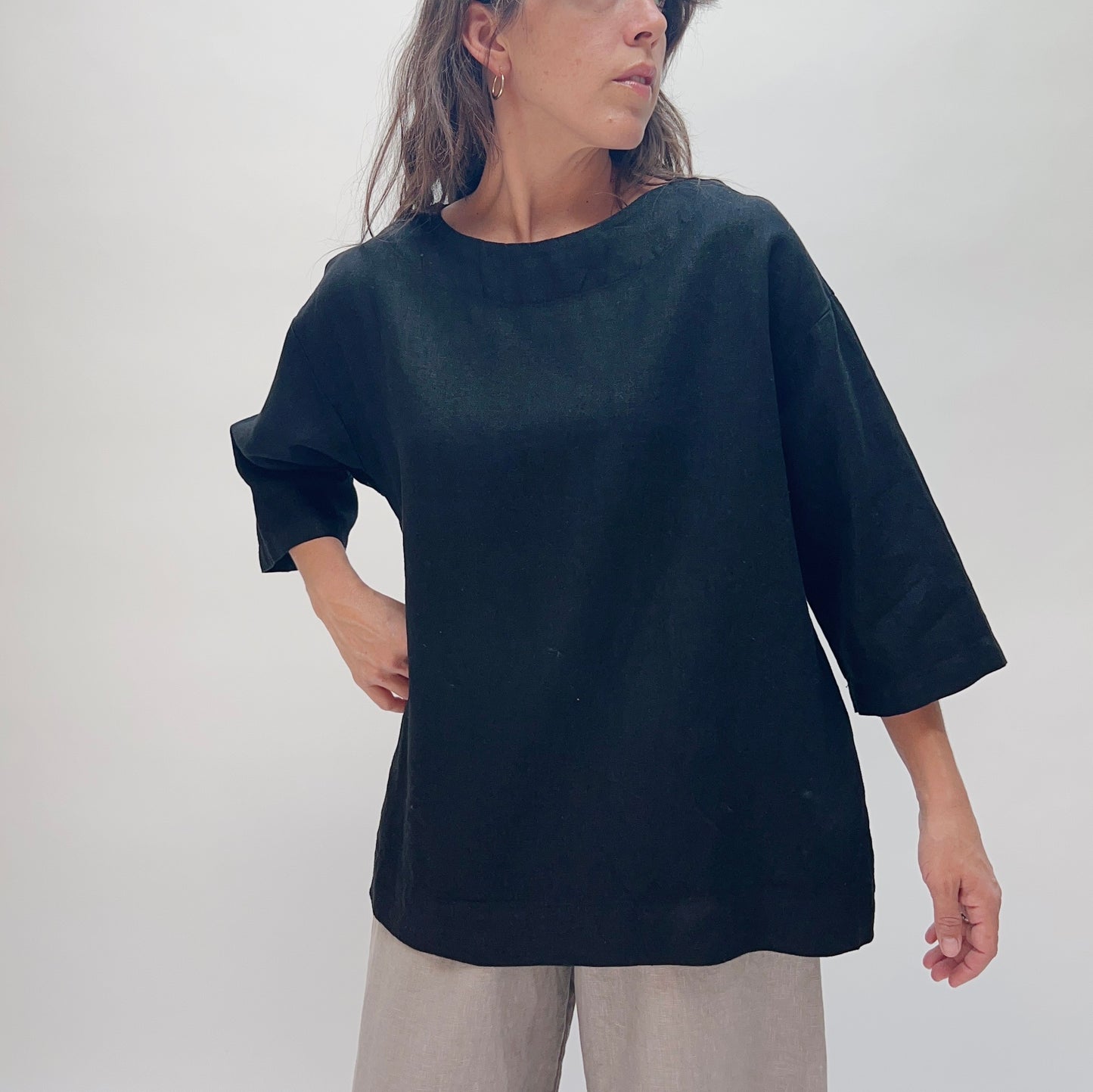 Bryn Walker | Resort Shirt in Black