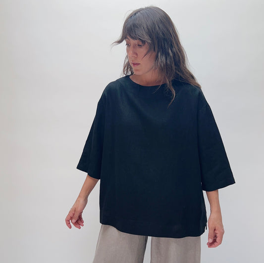 Bryn Walker | Resort Shirt in Black