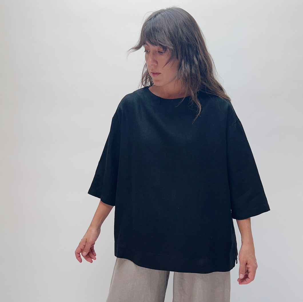 Bryn Walker | Resort Shirt in Black