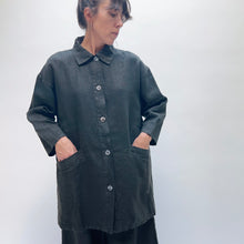 Load image into Gallery viewer, Bryn Walker | Heavy Linen Katherine Jacket in Kelp

