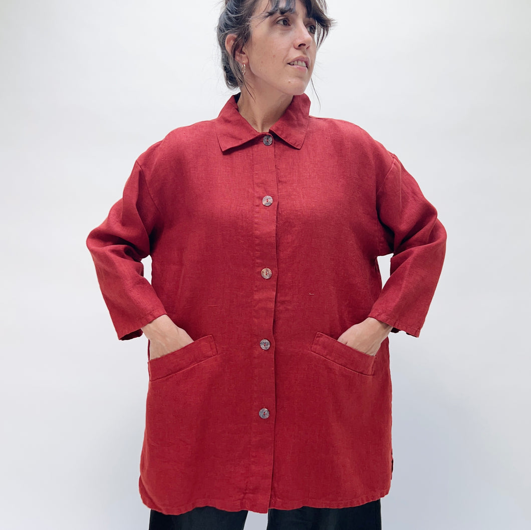 Bryn Walker | Heavy Linen Katherine Jacket in Uni