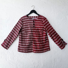 Load image into Gallery viewer, Habitat | Mixed Batik Print Pullover in Scarlet
