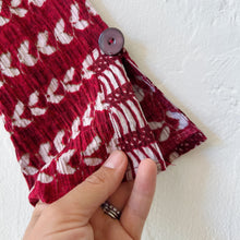 Load image into Gallery viewer, Habitat | Mixed Batik Print Pullover in Scarlet
