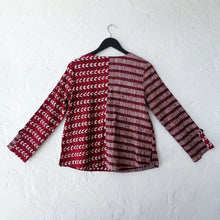Load image into Gallery viewer, Habitat | Mixed Batik Print Pullover in Scarlet
