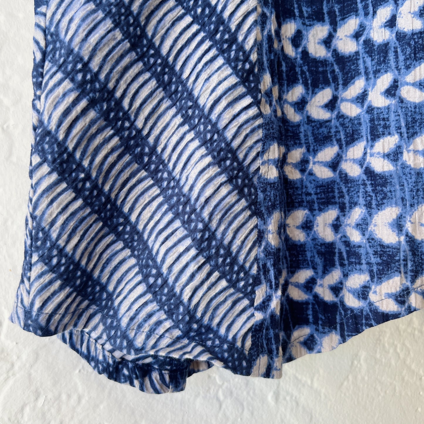 Habitat | Batik Print Artist Swing Shirt in Navy