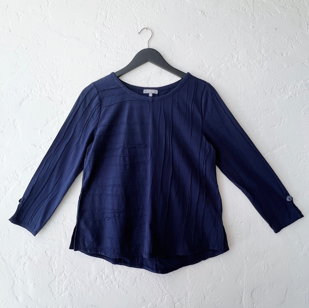 Habitat | Steady Stream Button Back in Navy