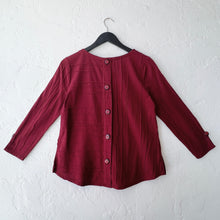 Load image into Gallery viewer, Habitat | Steady Stream Button Back in Wine
