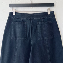 Load image into Gallery viewer, Habitat | Stonewash Cotton Spun Angle Pocket Flood Pant in Black
