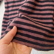 Load image into Gallery viewer, Cut Loose | 3/4 Sleeve Striped Boatneck Top in Cola
