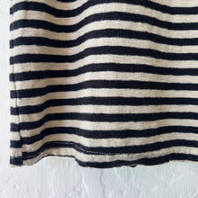 Load image into Gallery viewer, Cut Loose | 3/4 Sleeve Striped Boatneck Top in Moonbeam
