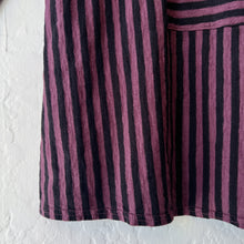 Load image into Gallery viewer, Cut Loose | Patch A-Line Boatneck Top in Cinnabark Stripes
