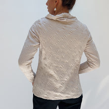 Load image into Gallery viewer, Habitat | Sunburst Knit Cowl Neck Pullover in Dove
