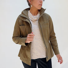 Load image into Gallery viewer, Habitat | Travel Tech Utility Jacket in Lichen
