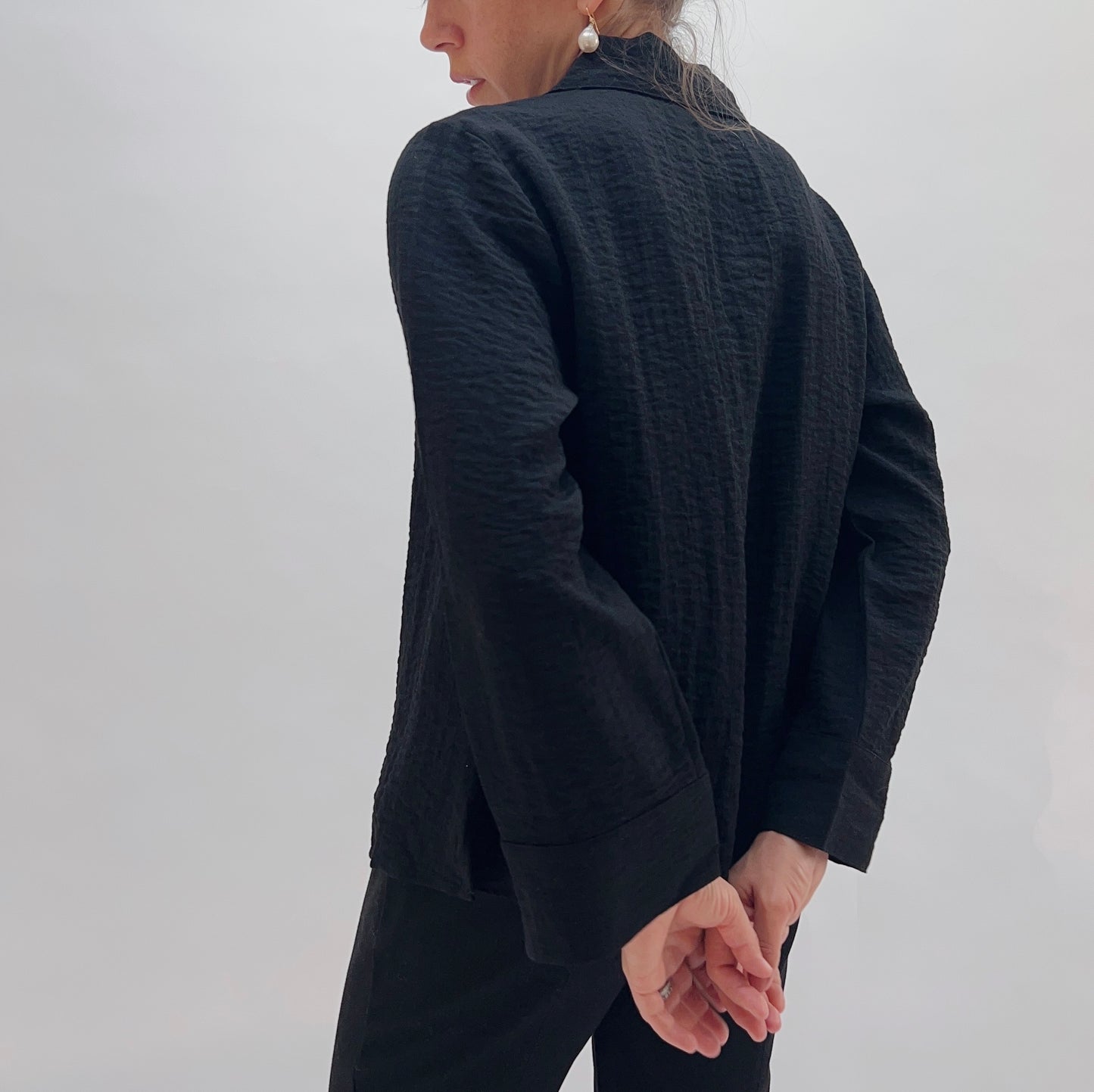 Habitat | Express Solid Jill Shirt in Black