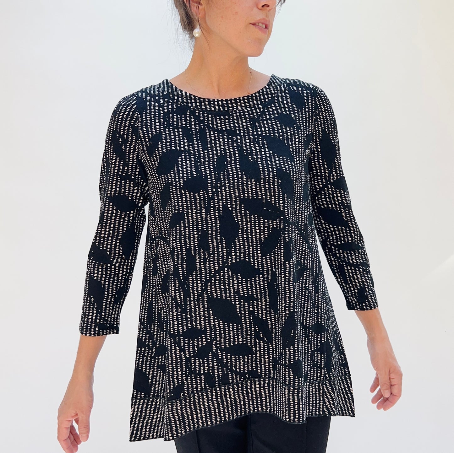 Habitat | Core Travel Mix Pleat Back Tunic in Dove