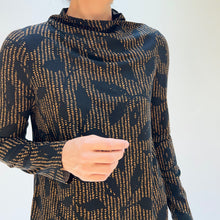 Load image into Gallery viewer, Habitat | Core Travel Canopy Wrap Neck Top in Cumin
