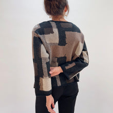 Load image into Gallery viewer, Habitat | Collage Swing Pullover in Coffee
