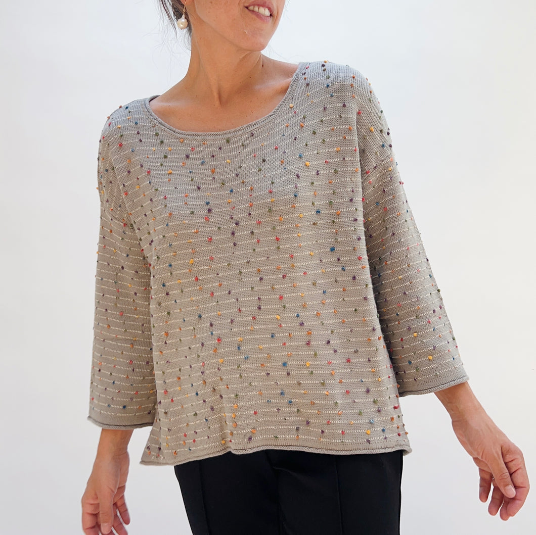 Habitat | Mini Dot City Lights Pullover in Rockridge