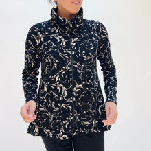 Load image into Gallery viewer, Habitat | Jacquard Scroll Swing Jacket in Dove
