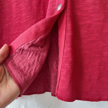 Load image into Gallery viewer, North Star Base | Snap Front Cardigan in Ruby

