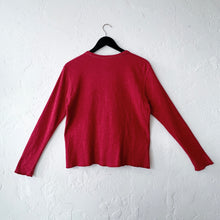 Load image into Gallery viewer, North Star Base | Snap Front Cardigan in Ruby

