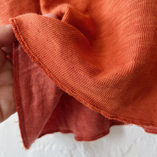 Load image into Gallery viewer, North Star Base | Crop Double Cotton Tee in Amber
