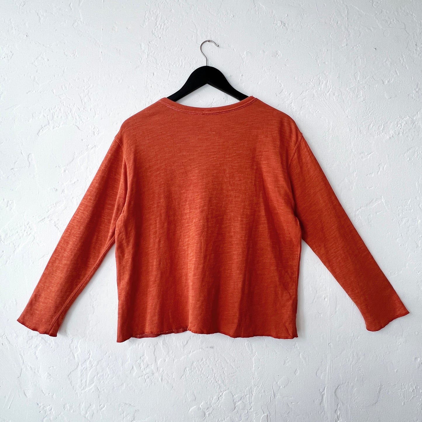 North Star Base | Crop Double Cotton Tee in Amber