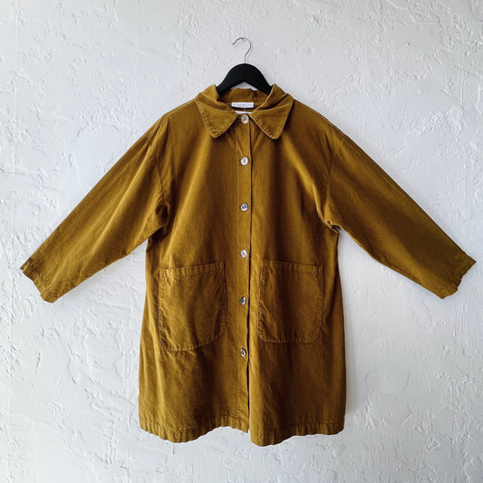 Bryn Walker | Corduroy Car Coat in Honeycomb