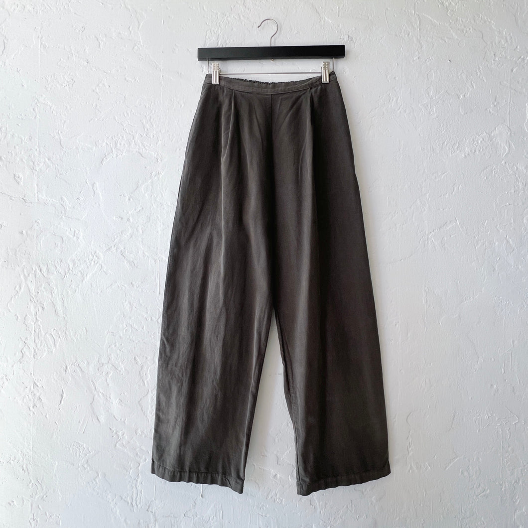 Bryn Walker | Corduroy Pleated Pants in Kelp