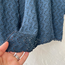 Load image into Gallery viewer, Cut Loose | Wavy Crochet Knit Cropped Cardigan in Etan
