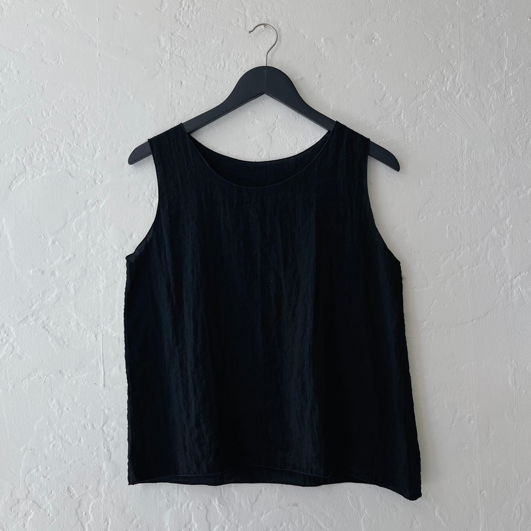 Cut Loose | Fall Parachute Layering Tank in Black