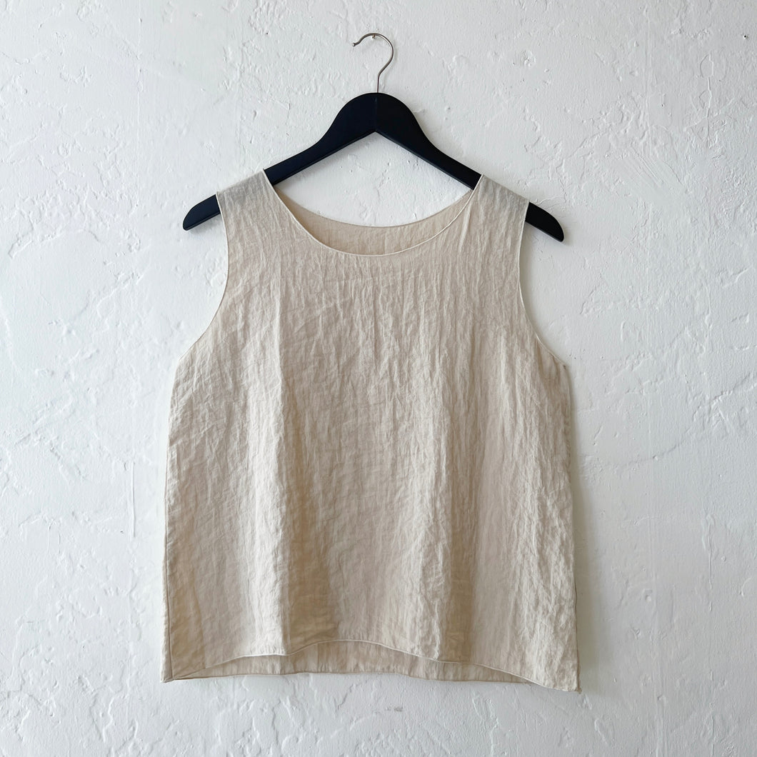 Cut Loose | Fall Parachute Layering Tank in Moonbeam