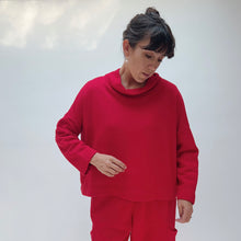 Load image into Gallery viewer, Bryn Walker | Cropped Fleece Stowe Sweatshirt in Jester
