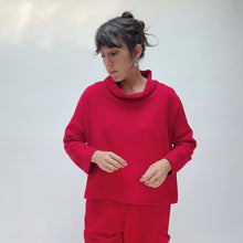 Load image into Gallery viewer, Bryn Walker | Cropped Fleece Stowe Sweatshirt in Jester
