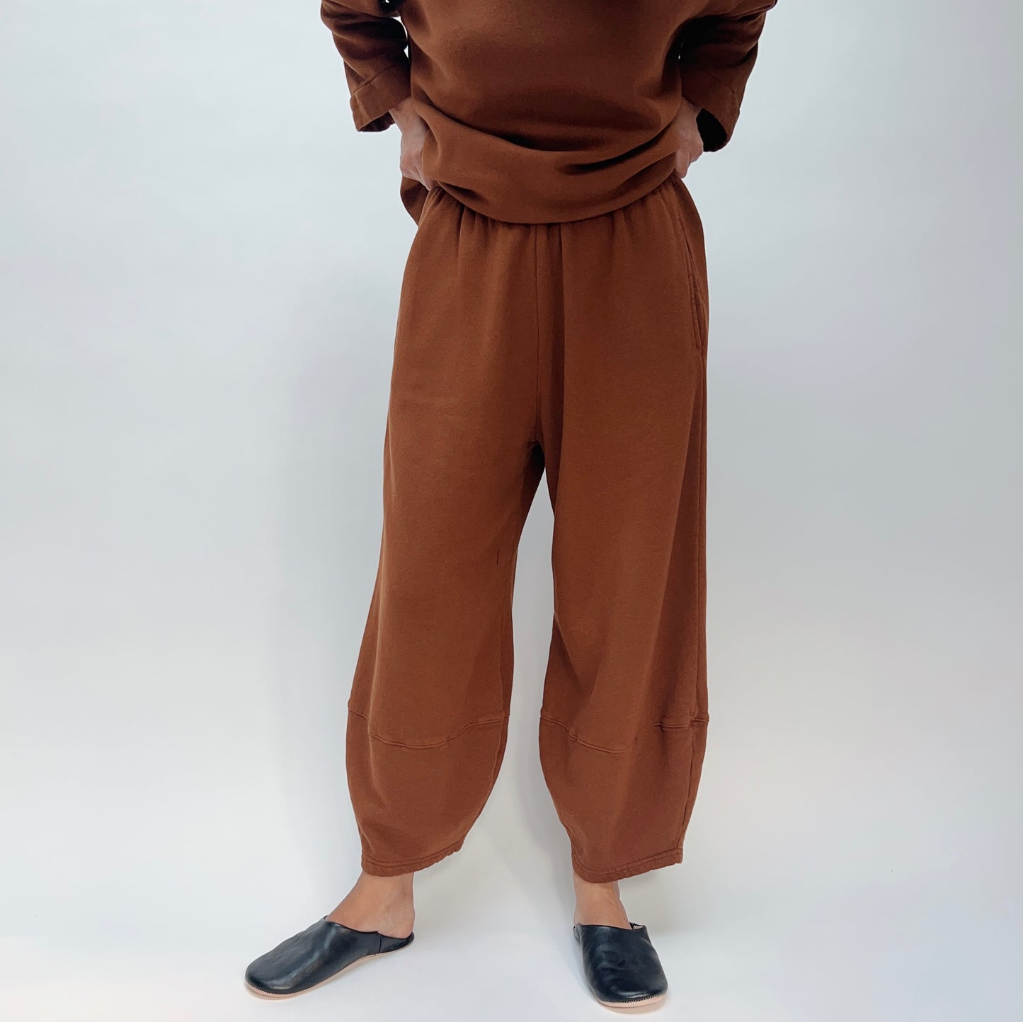 Bryn Walker | Oliver Fleece Pant in Pinecone
